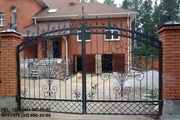 лестница,  ворота,  ограда,  козырек,  решетка,  перила,  навес,  арка - foto 6